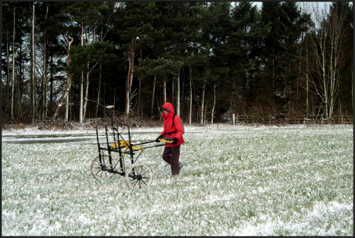 The weather does not prevent magnetic surveying!